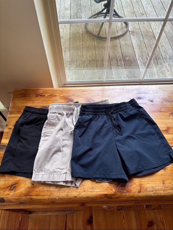 Other - 3 Boys Shorts (1) Never Not Hustling  (1) Old Navy (1) Member's Mark Size 6/7